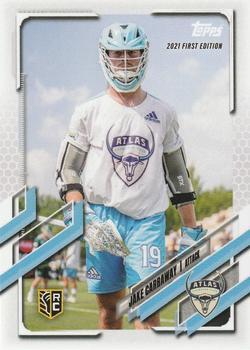 2021 Topps Premier Lacrosse League First Edition #9 Jake Carraway Front
